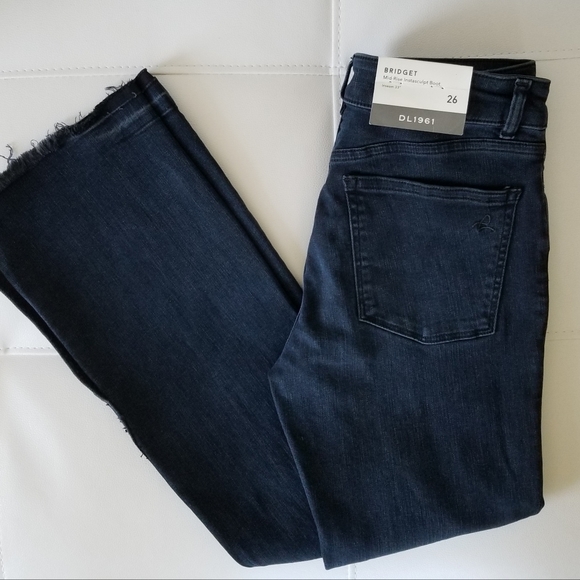 DL1961 Women's Bridget Mid-Rise Instasculpt Boot - Picture 1 of 4